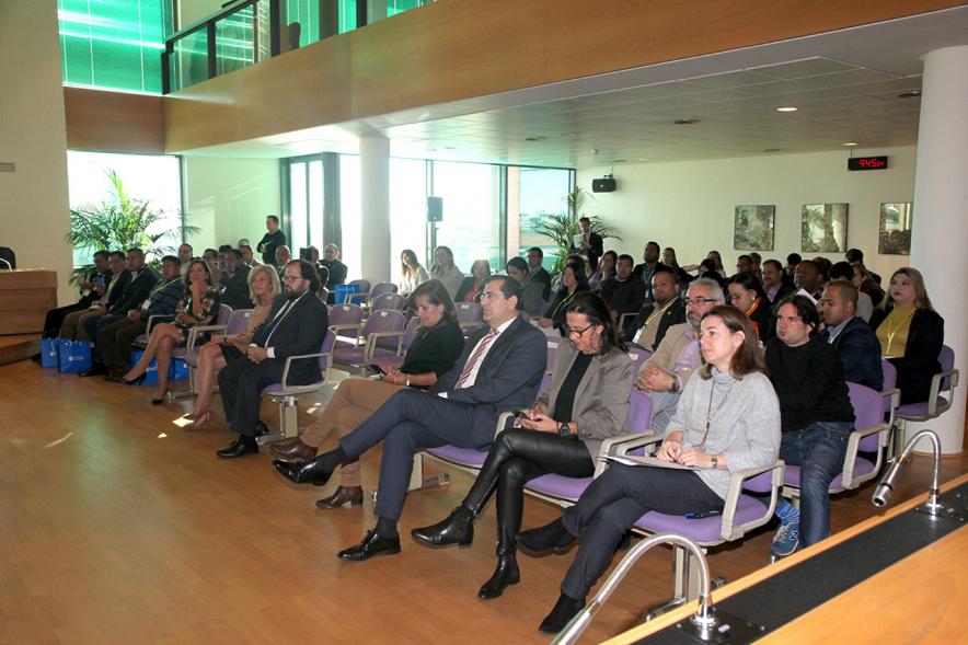 Recepción de Alumnos 2ª Edición EGME -  Panorámica de los asistentes.