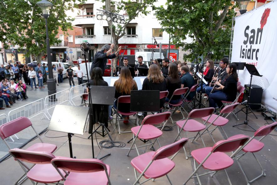Momento de la actuación musical