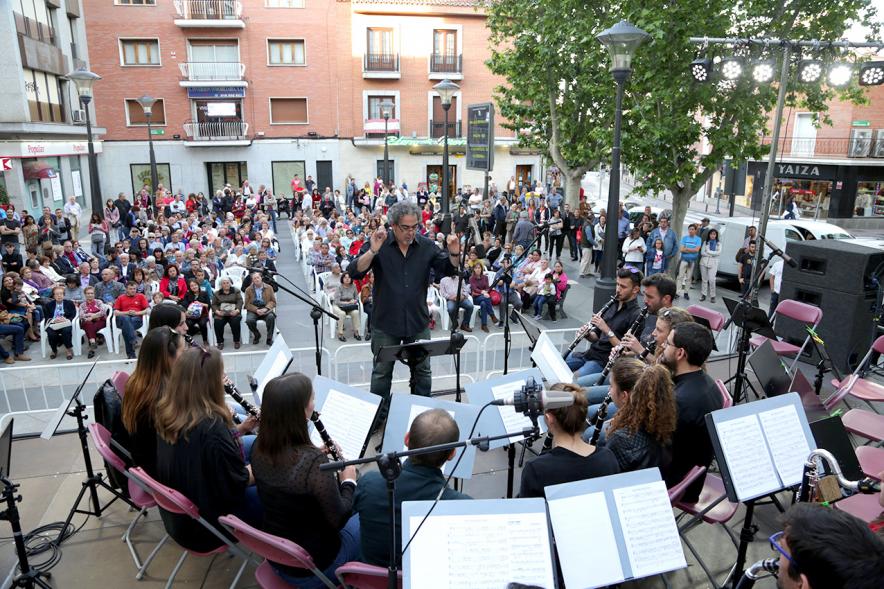 Músicos durante el evento