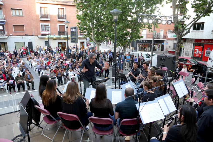 Músicos durante la actuación 
