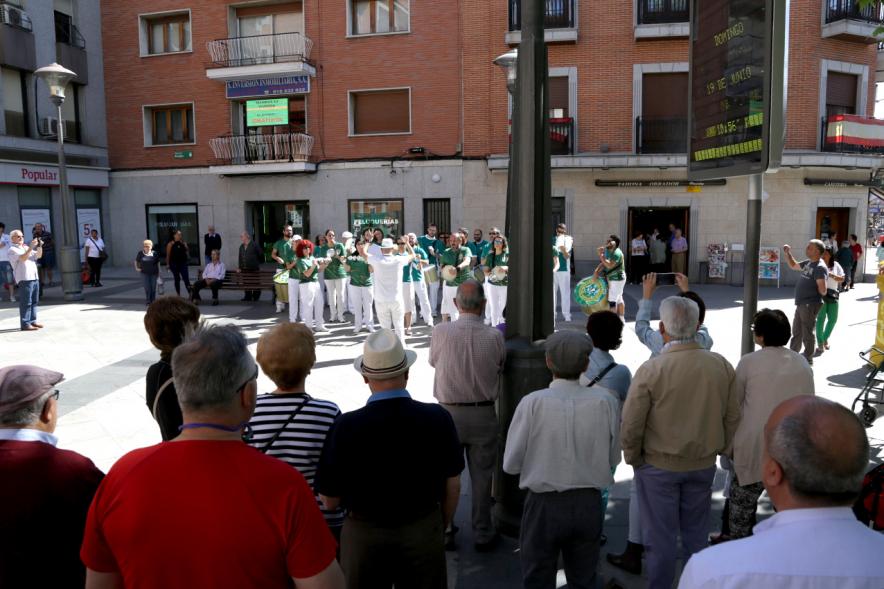 Conciertos Urbanos de la Escuela de Música en Distrito Centro -  Panorámica de la actuación.