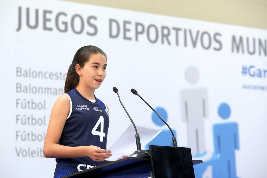 Entrega de Trofeos de Competiciones Locales 2017-18 -  Discurso de una joven deportista.