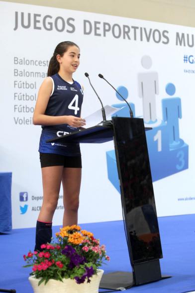 Entrega de Trofeos de Competiciones Locales 2017-18 - Discurso de una joven deportista.