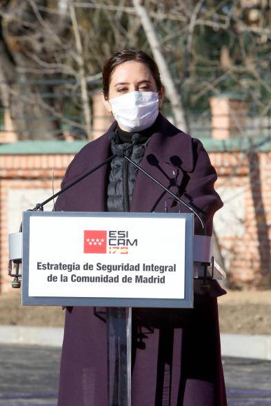Presentación del ESICAM179 y Entrega de Medallas al Mérito Policial - Discurso de la Presidenta de la Comunidad de  Madrid.