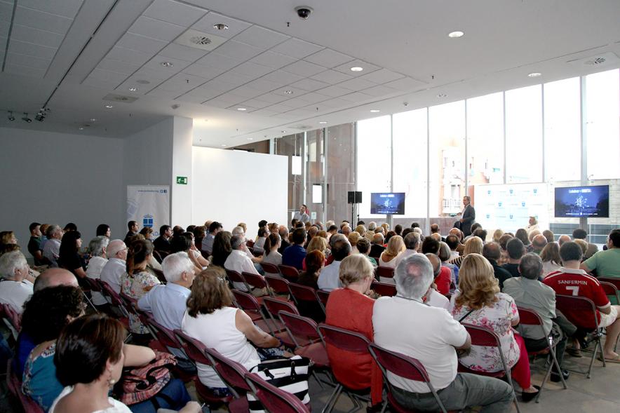 Presentación del Proyecto EcoBulevar en el Distrito Centro - Panorámica del público.
