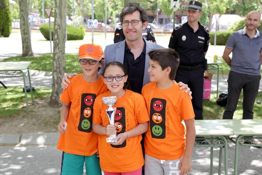 Entrega de Premios Concursos de Educación Vial - Los premiados.
