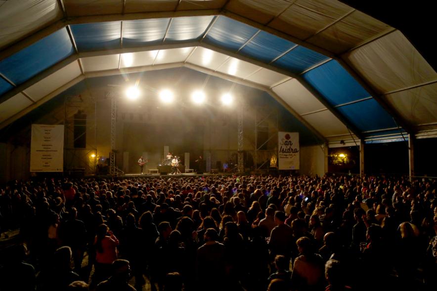 Vista del escenario desde el fondo