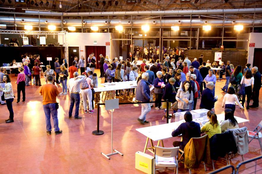 Vista general del evento electoral