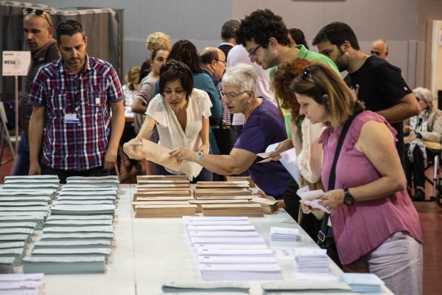 Mesa de papeletas - 2019
