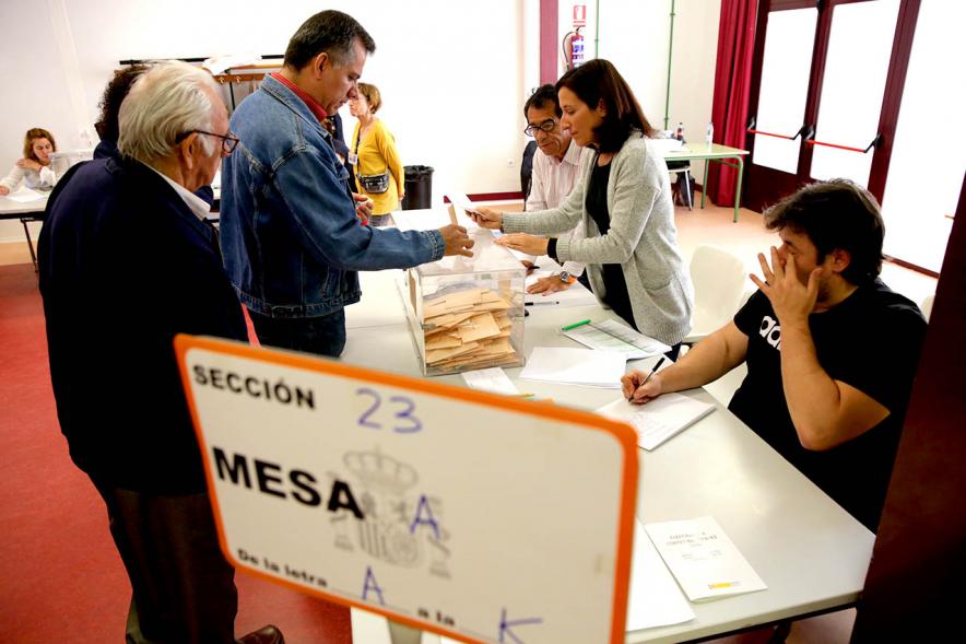 Detalle de mesa electoral