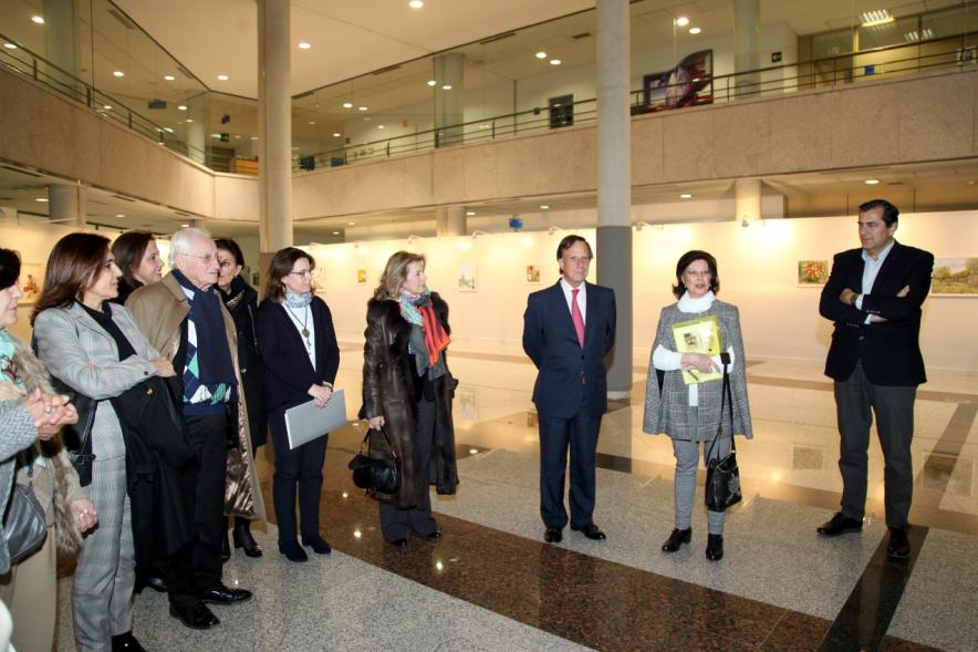 Inauguración Exposición de Elena Vizcaíno .