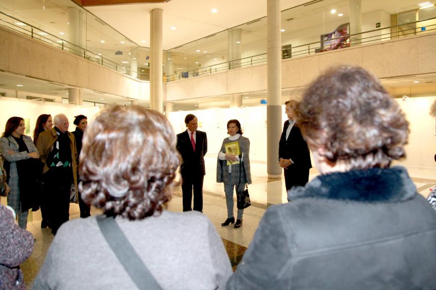 Inauguración Exposición de Elena Vizcaíno.