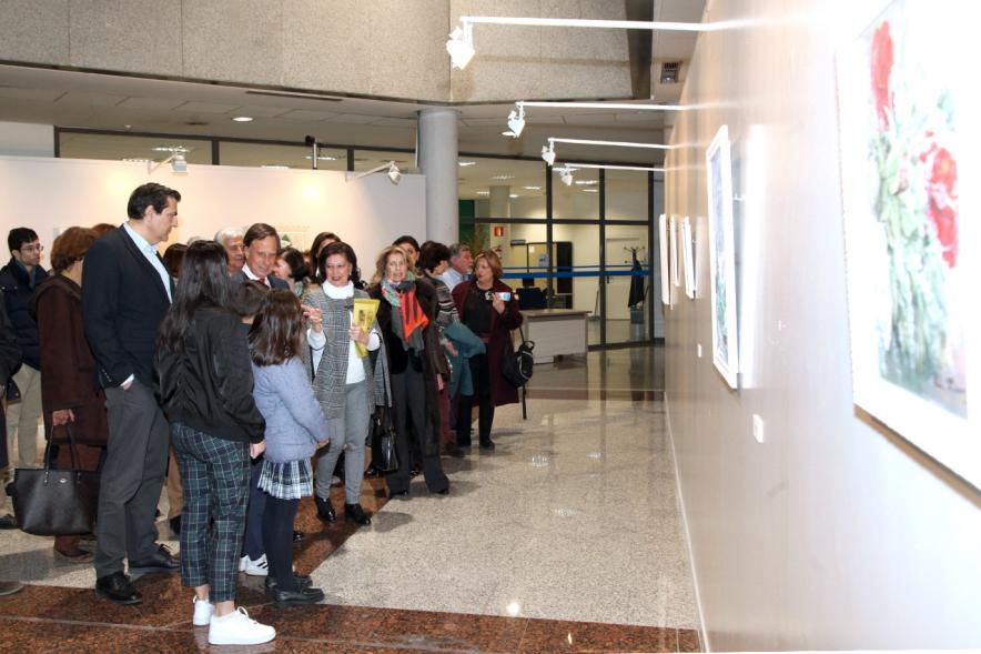 Inauguración Exposición de Elena Vizcaíno .