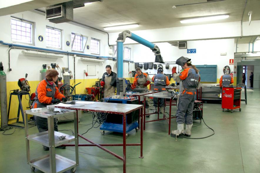 Encuentro con Trabajadores del Programa de Reactivación y Cualificación Profesional - Imagen de unos alumnos en un momento de su formación.