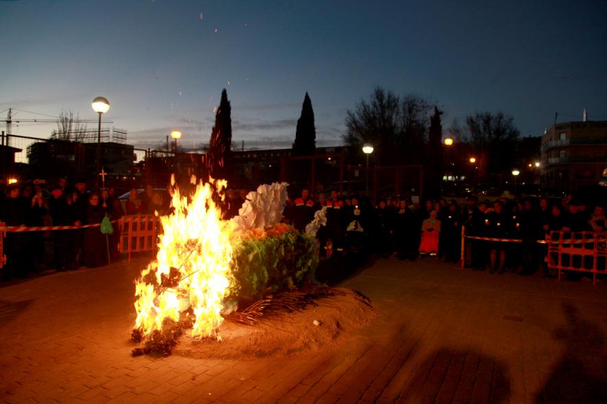 Entierro de la Sardina 2017 - El fuego de la celebración.