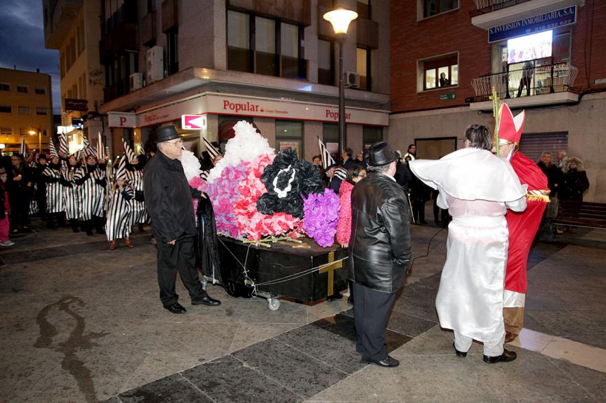 Cortejo fúnebre. Entierro de la Sardina 2018 