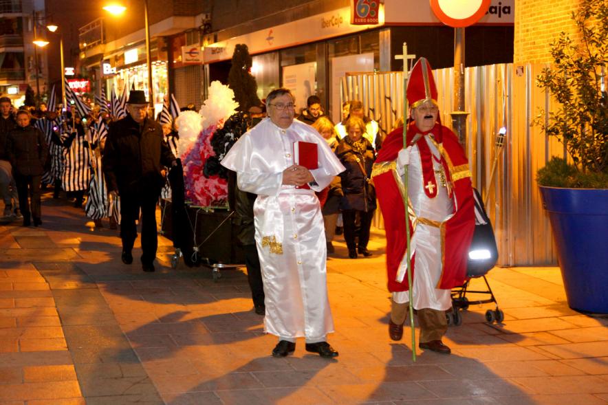 Cortejo fúnebre. Entierro de la Sardina 2018 