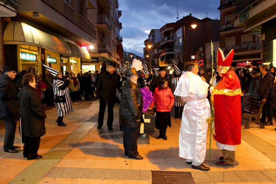 Cortejo fúnebre. Entierro de la Sardina 2018 