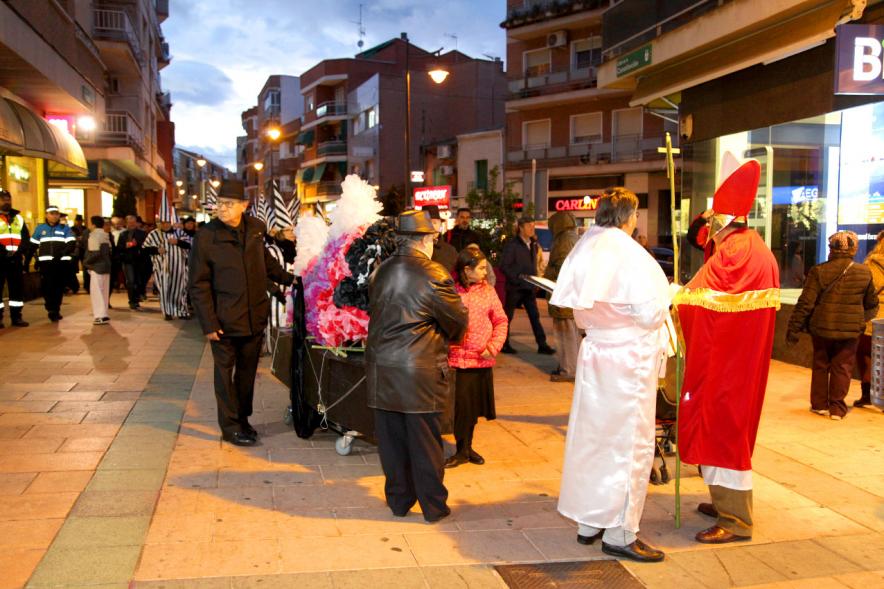 Cortejo fúnebre. Entierro de la Sardina 2018 