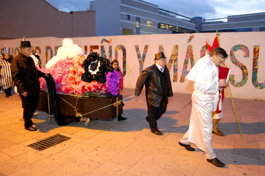 Cortejo fúnebre. Entierro de la Sardina 2018 