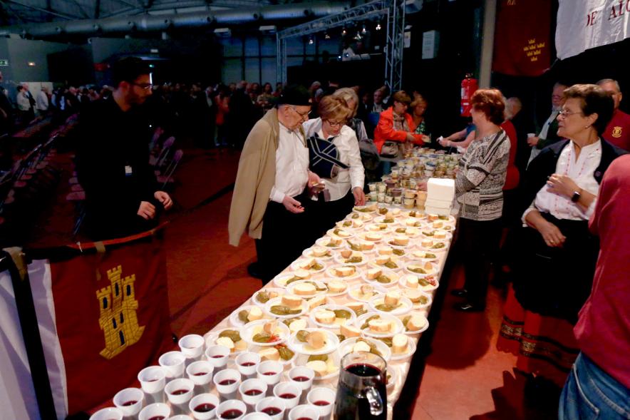 Entrecasas 2016 -  Degustación productos típicos.