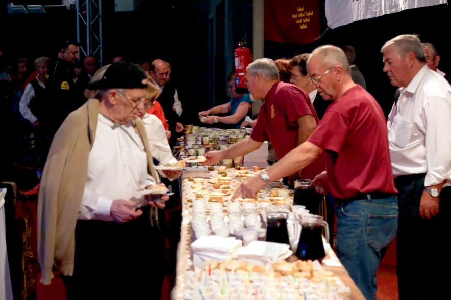 Entrecasas 2016 -  Degustación productos típicos.