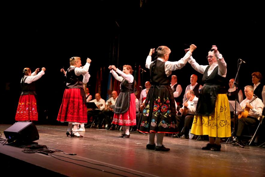 Baile regional con vestimenta típica. Festival Entrecasas 2019 