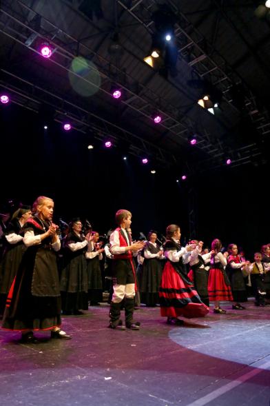 VIIIº Entrecasas - Festival de las Casas Regionales - Grupo musical de danza con  el traje típico gallego.