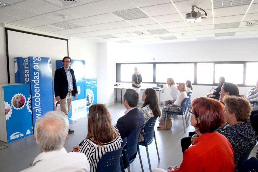  Agustín Martin, Concejal de Economía y Hacienda. Entrega de Diplomas Programa de Formación Empresarial y Comercial -