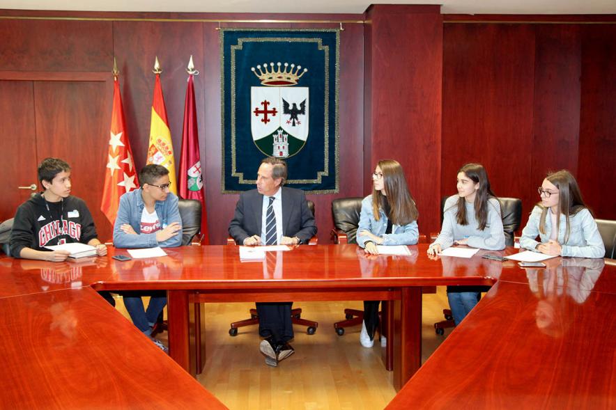 Momento durante la entrevista