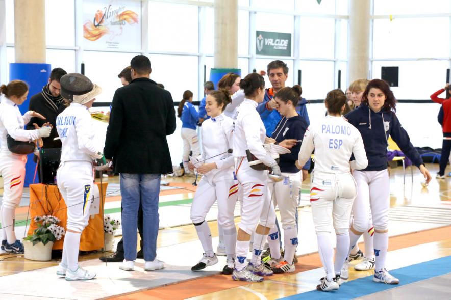 Momentos previos a la competición