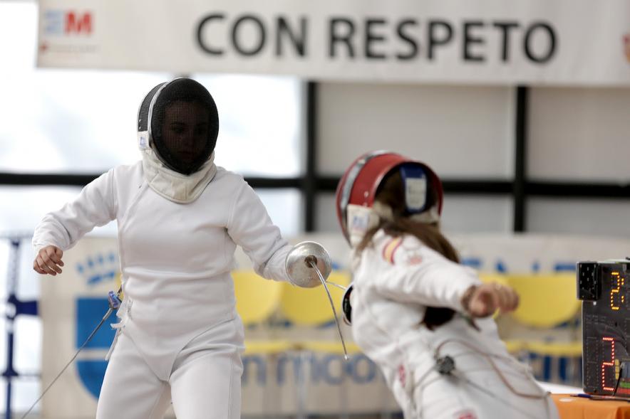 Tiradoras en pleno asalto