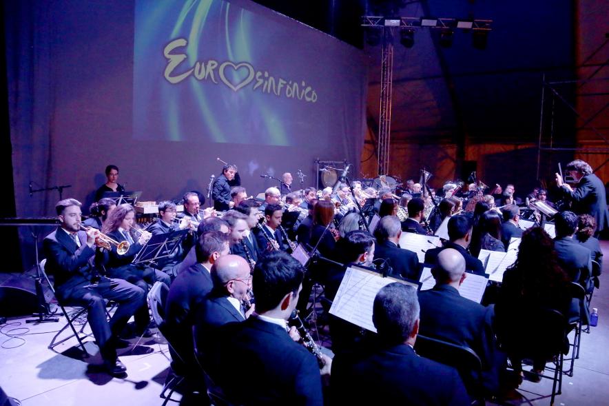 Detalle de la orquesta