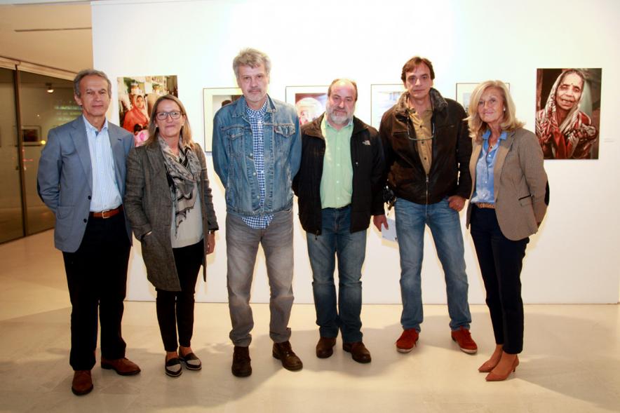 Inauguración Exposición "La India - Tres Miradas" en el C.C. Anabel Segura - Autores de la exposición.
