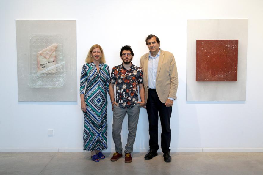 Manuel Franquelo-Giner junto a la Directora Belén Pool y el concejal Fernando Martínez Rodríguez.