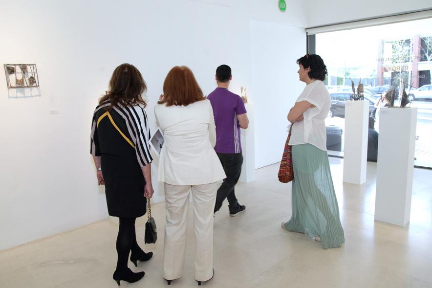Visitantes. Inauguración Exposición de Diana García Roy "Recorrido Interior"