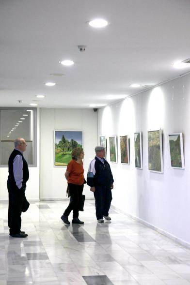 Inauguración Exposición de José Luis Rivera "Pinturas al Óleo" - Visitas.