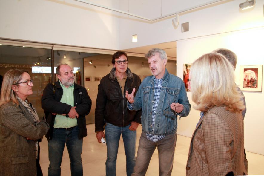 Inauguración Exposición "La India - Tres Miradas" en el C.C. Anabel Segura -  Los autores y las autoridades.