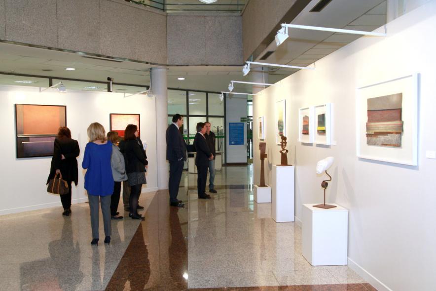 Inauguración Exposición de Esculturas de Cándido Monge y Pinturas de Luis Brea.