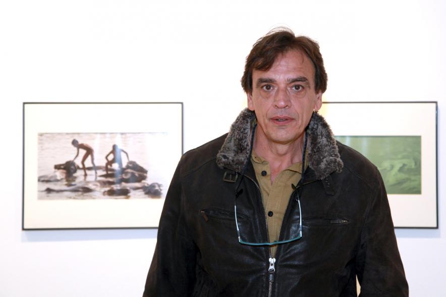 Inauguración Exposición "La India - Tres Miradas" en el C.C. Anabel Segura - Uno de los  autores.