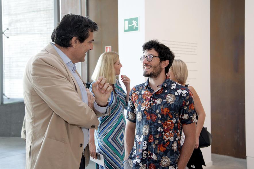 Concejal Fernando Martínez Rodríguez junto a Manuel Franquelo-Giner