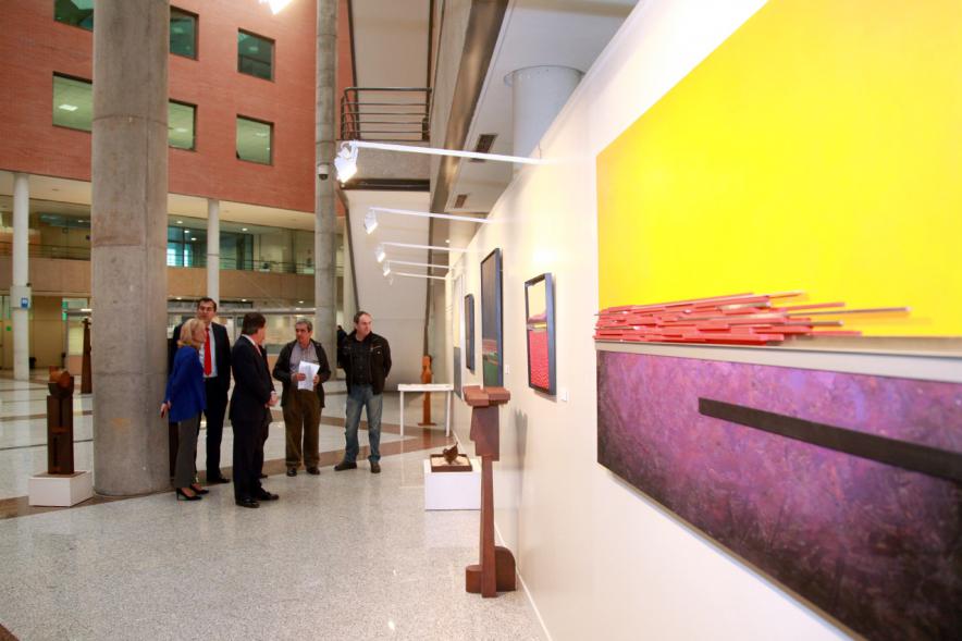 Inauguración Exposición de Esculturas de Cándido Monge y Pinturas de Luis Brea.
