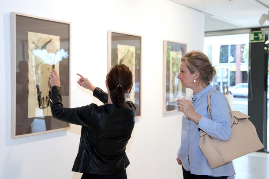 Visitantes. Inauguración Exposición de Diana García Roy "Recorrido Interior" 