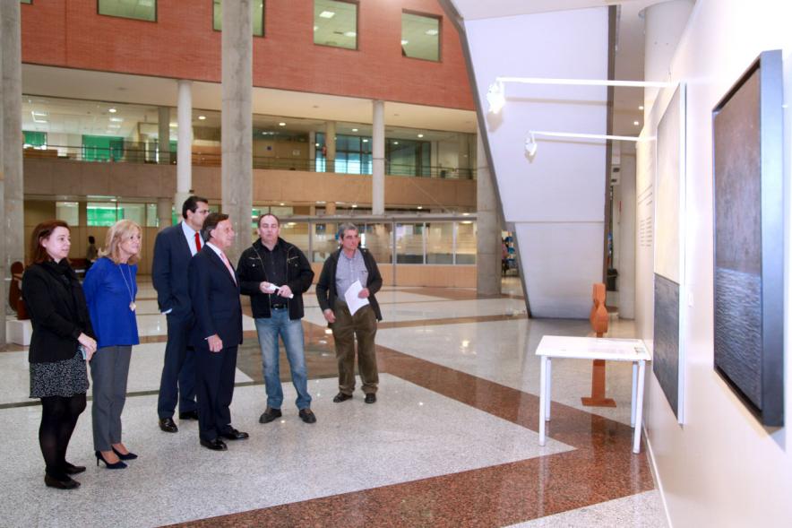 Inauguración Exposición de Esculturas de Cándido Monge y Pinturas de Luis Brea .