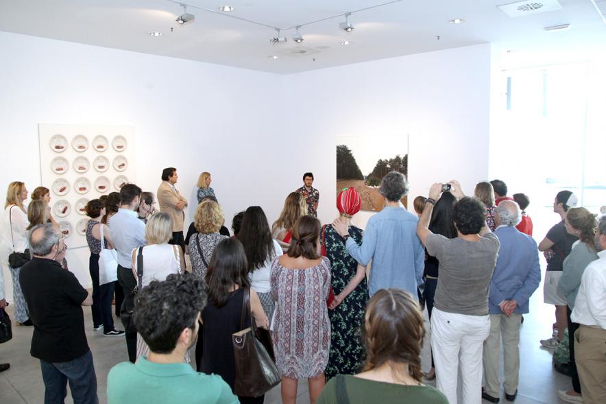 Asistentes en la Inauguración Exposición de Manuel Franquelo-Giner