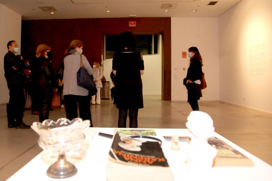 Lilia Luganskaia y asistentes. Inauguración Exposición "Investigación del Amor" - 2020