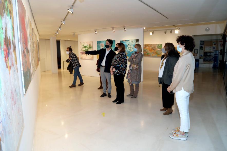 Asistentes a la Inauguración Javier Sarabia en C.C. Anabel Segura -2021
