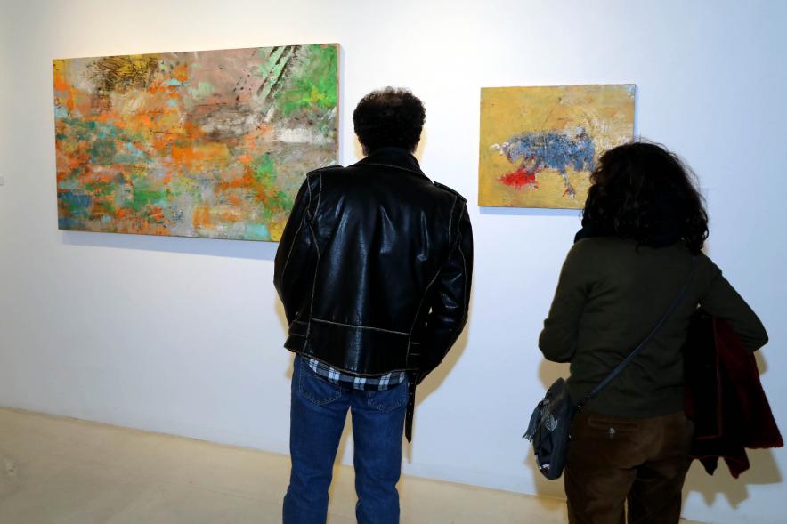 Visitantes. Inauguración Javier Sarabia en C.C. Anabel Segura - 2021