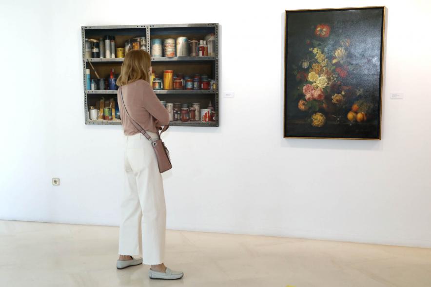 Visitante a la exposición - 2021