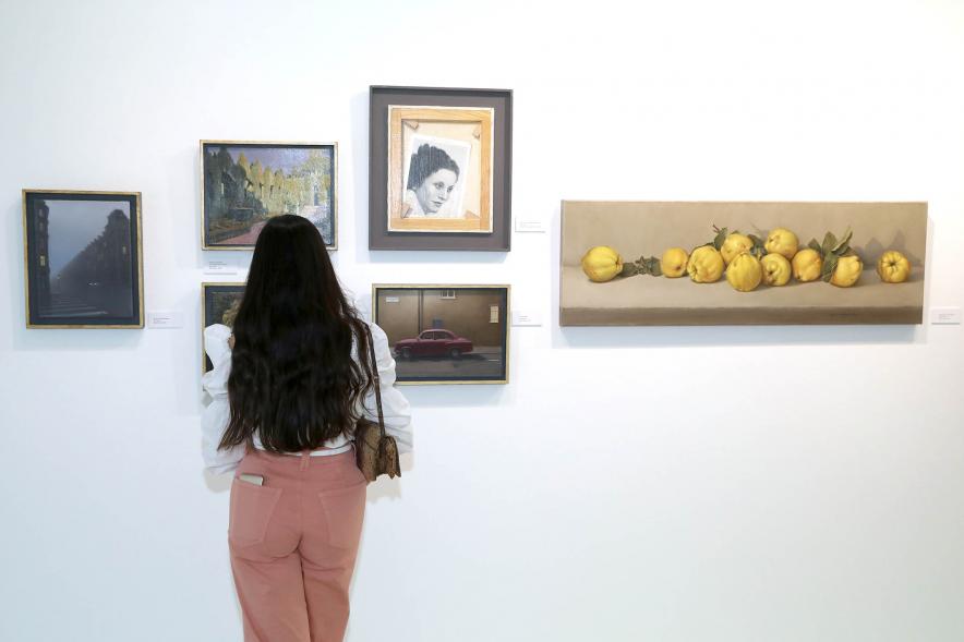 Visitante en la exposición - 2021